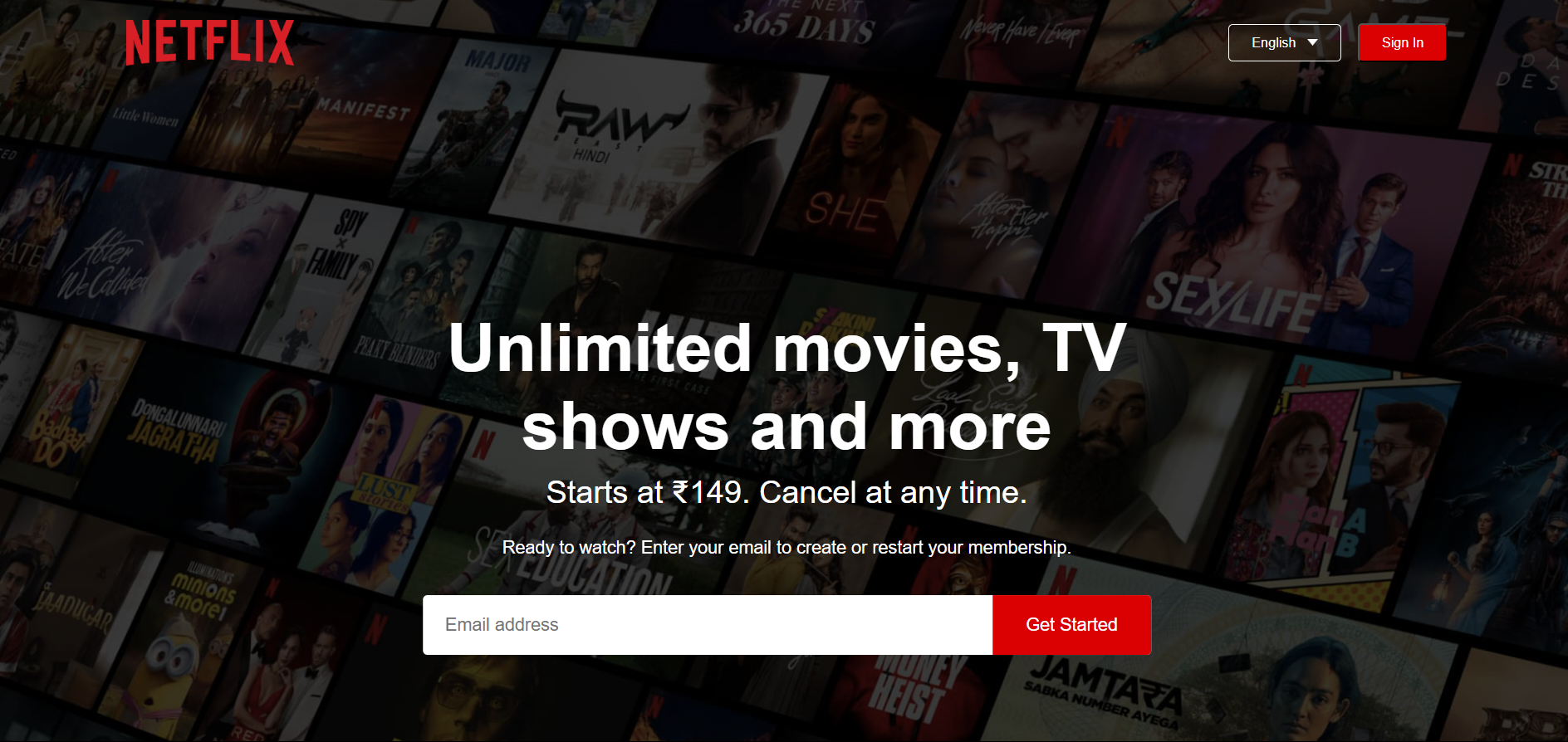 Netflix Clone Project by Harsha